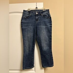 Dark Blue Women's Cropped Jeans by Maurice’s